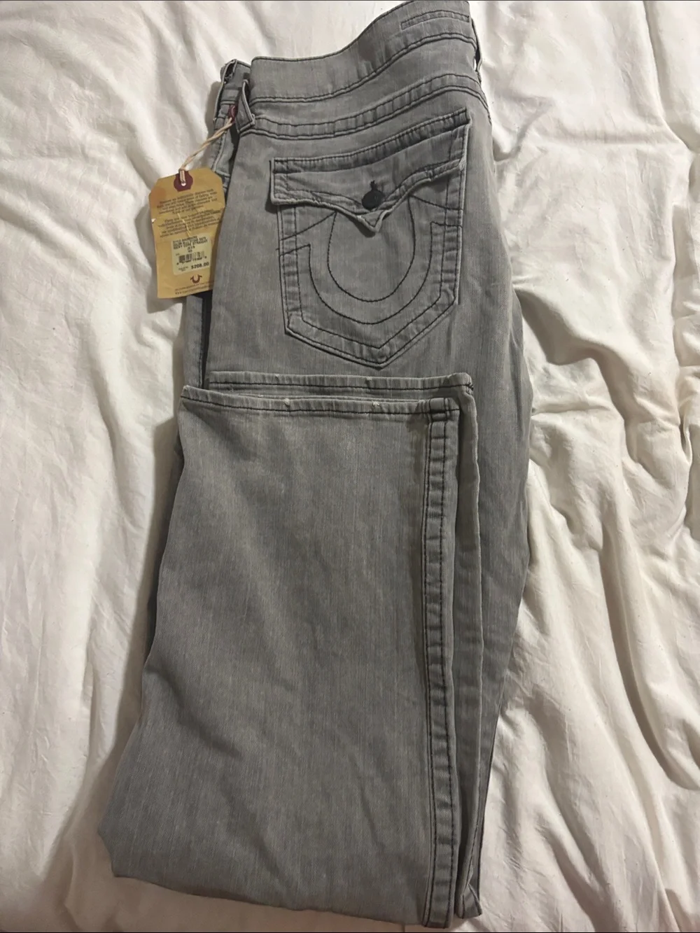 True Religion Men's Gray Jeans